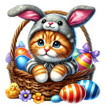 Load image into Gallery viewer, Cat-Full Round Diamond Painting-30x30cm