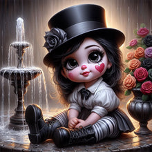 Load image into Gallery viewer, Life of Pets Girl-Full Round Diamond Painting-40x40cm