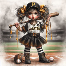 Load image into Gallery viewer, Sport Girl-Full Round Diamond Painting-40x40cm