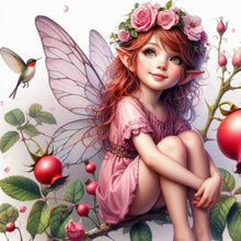 Load image into Gallery viewer, Fantasy Girl-Full Round Diamond Painting-40x40cm