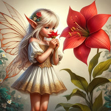 Load image into Gallery viewer, Fantasy Girl-Full Round Diamond Painting-40x40cm