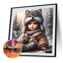 Load image into Gallery viewer, Girl-Full Round Diamond Painting-30x30cm