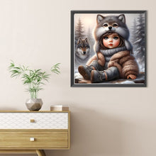 Load image into Gallery viewer, Girl-Full Round Diamond Painting-30x30cm