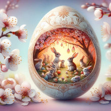 Load image into Gallery viewer, Rabbit-Full Round Diamond Painting-40x40cm