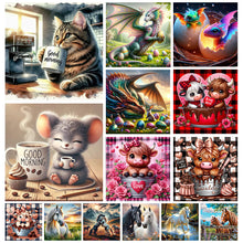 Load image into Gallery viewer, Horse-Full Round Diamond Painting-40x40cm