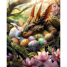Load image into Gallery viewer, Horse Dragon-Full Round Diamond Painting-40x50cm