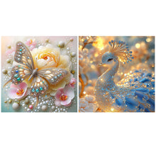 Load image into Gallery viewer, Peacock-Full Round Diamond Painting-40x40cm