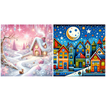 Load image into Gallery viewer, House Scenery-Full Round Diamond Painting-30x30cm