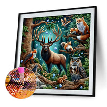 Load image into Gallery viewer, Reindeer-Full Round Diamond Painting-40x40cm