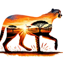 Load image into Gallery viewer, Wolf Tiger-Full Round Diamond Painting-30x30cm