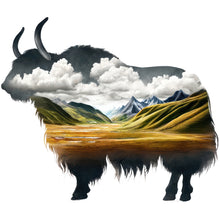 Load image into Gallery viewer, Wolf Tiger-Full Round Diamond Painting-30x30cm