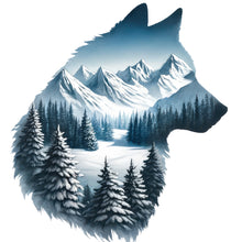 Load image into Gallery viewer, Wolf Tiger-Full Round Diamond Painting-30x30cm