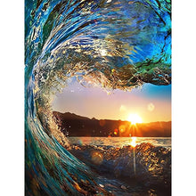 Load image into Gallery viewer, Seaside-Full Round Diamond Painting-30x40cm