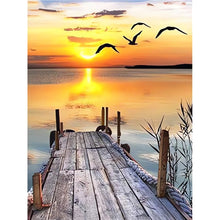 Load image into Gallery viewer, Seaside-Full Round Diamond Painting-30x40cm