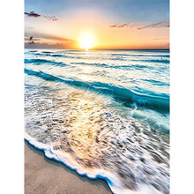 Load image into Gallery viewer, Seaside-Full Round Diamond Painting-30x40cm