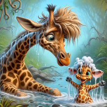 Load image into Gallery viewer, Parrot Dog-Full Round Diamond Painting-40x40cm