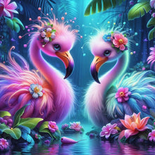 Load image into Gallery viewer, Parrot Dog-Full Round Diamond Painting-40x40cm