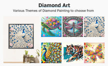 Load image into Gallery viewer, White Peacock-Partial Special Diamond Painting-30x30cm