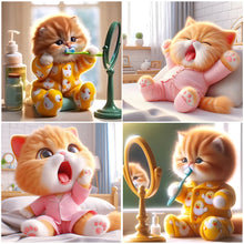 Load image into Gallery viewer, Cat-Full Round Diamond Painting-30x30cm