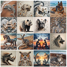 Load image into Gallery viewer, Stone Art-Full Round Diamond Painting-30x30cm