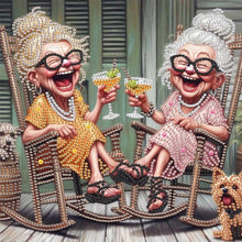Load image into Gallery viewer, Funny Grandma-Partial Special Diamond Painting-30x30cm