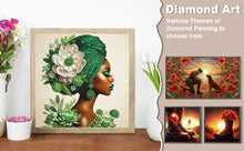Load image into Gallery viewer, Elegant Woman-Partial Special Diamond Painting-30x30cm