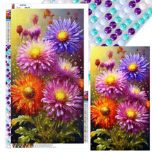 Load image into Gallery viewer, Poppy Flowers-Full Round Diamond Painting-40x70cm-Large Size