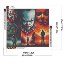 Load image into Gallery viewer, Horror Movie Protagonist-Full Round Diamond Painting-50x45cm