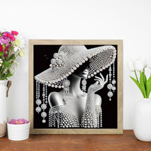 Load image into Gallery viewer, Elegant Lady-Partial Special Diamond Painting-30x30cm