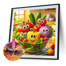Load image into Gallery viewer, Big Eyes Fruit-Full Round Diamond Painting-40x40cm