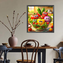 Load image into Gallery viewer, Big Eyes Fruit-Full Round Diamond Painting-40x40cm