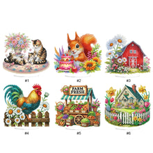 Load image into Gallery viewer, Animal-Single Side Drill-Acrylic Diamond Desktop Ornament