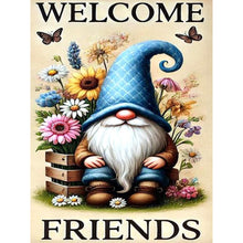 Load image into Gallery viewer, Garden Gnomes-Full Round Diamond Painting-30x40cm