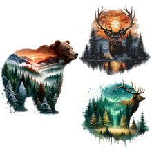 Load image into Gallery viewer, Forest Deer-Full Round Diamond Painting-30x30cm