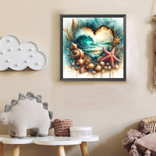 Load image into Gallery viewer, Seaside Starfish-Full Round Diamond Painting-30x30cm
