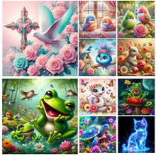 Load image into Gallery viewer, Animal-Full Round Diamond Painting-40x40cm