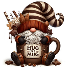 Load image into Gallery viewer, Coffee Bean Gnome-Full Round Diamond Painting-30x30cm