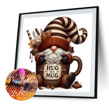 Load image into Gallery viewer, Coffee Bean Gnome-Full Round Diamond Painting-30x30cm