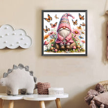 Load image into Gallery viewer, Flower Gnome-Full Round Diamond Painting-30x30cm