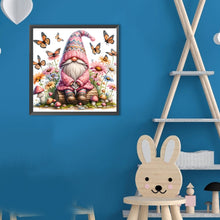 Load image into Gallery viewer, Flower Gnome-Full Round Diamond Painting-30x30cm