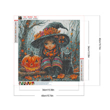 Load image into Gallery viewer, Girl-Full Round Diamond Painting-40x40cm