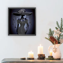 Load image into Gallery viewer, Elegant Lady-Partial Special Diamond Painting-30x30cm