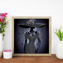 Load image into Gallery viewer, Elegant Lady-Partial Special Diamond Painting-30x30cm