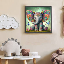 Load image into Gallery viewer, Elephant-Full Round Diamond Painting-30x30cm