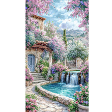 Load image into Gallery viewer, Landscape-Full Round Diamond Painting-40x70cm-Large Size
