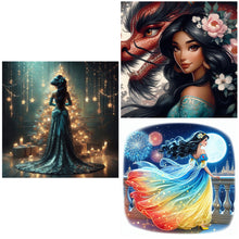 Load image into Gallery viewer, Princess-Full Round Diamond Painting-40x40cm