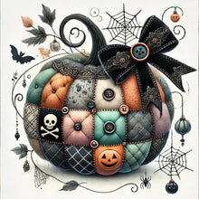 Load image into Gallery viewer, Colorful Pumpkin-Full Round Diamond Painting-40x40cm