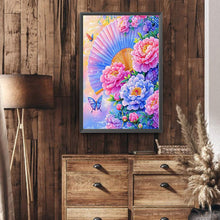 Load image into Gallery viewer, Flower-Full Round Diamond Painting-40x60cm-Large Size