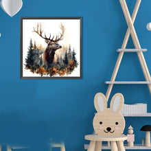 Load image into Gallery viewer, Deer-Full Round Diamond Painting-30x30cm