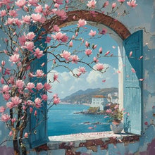 Load image into Gallery viewer, Sea-Full Round Diamond Painting-40x40cm